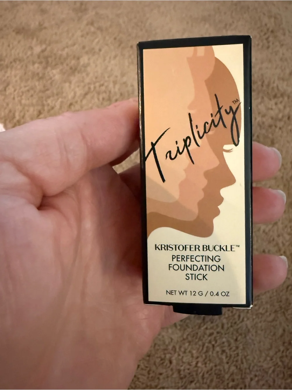 Kristofer Buckle Triplicity Perfecting Foundation Stick - Beige